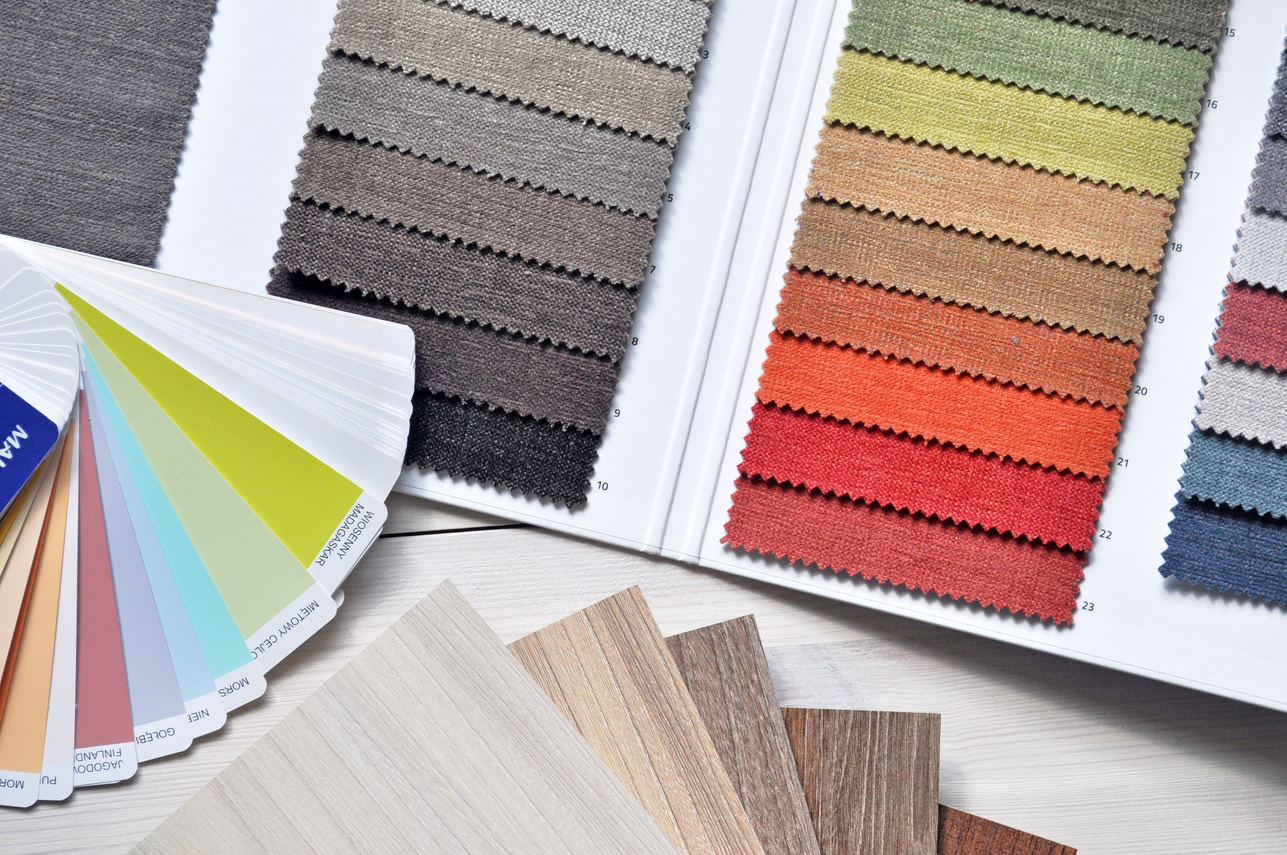 Color Palette and Samplers for Home Interior